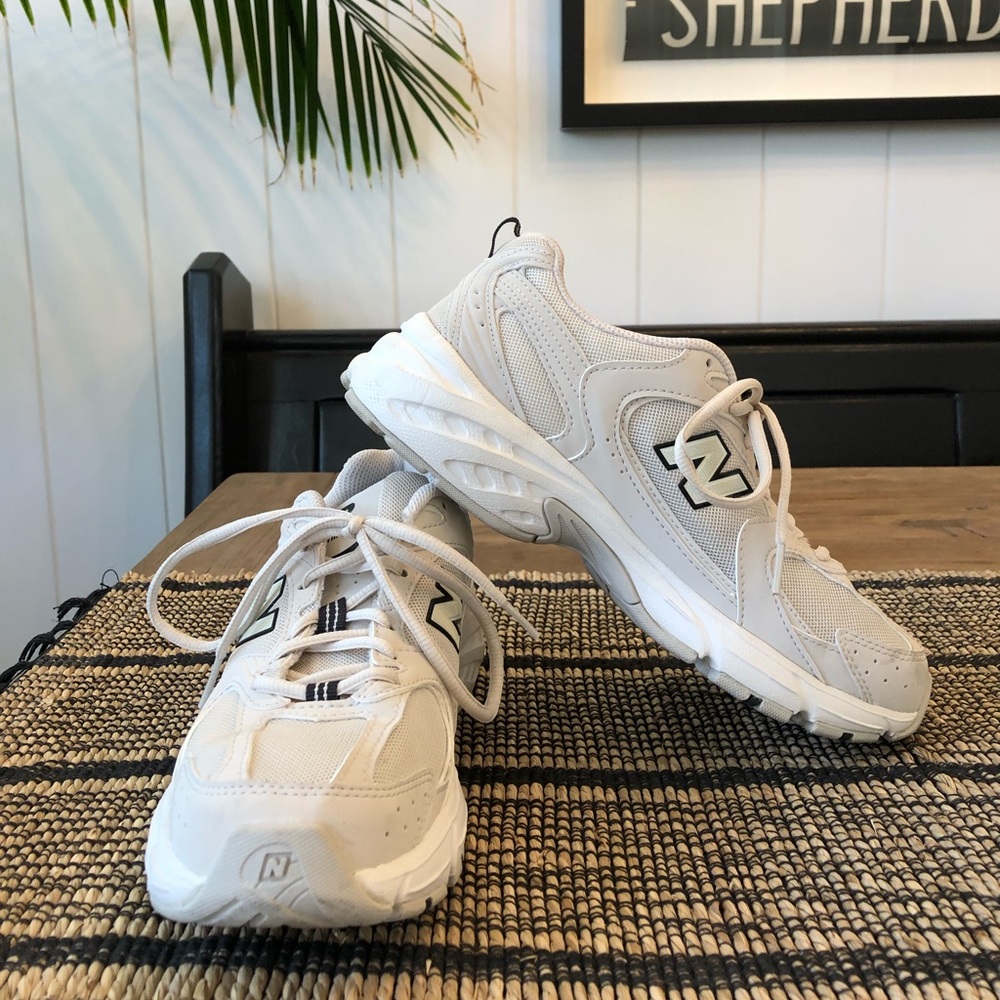 New Balance 530s in Moonbeam with Sea Salt